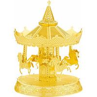 Jigsaw Puzzles 3D Puzzles / Metal Puzzles Building Blocks DIY Toys Merry-go-round Metal Silver / Gold Model Building Toy