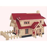 Jigsaw Puzzles Wooden Puzzles Building Blocks DIY Toys House 1 Wood Ivory Puzzle Toy