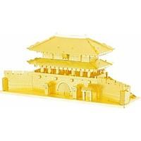 Jigsaw Puzzles 3D Puzzles / Metal Puzzles Building Blocks DIY Toys Chinese Architecture Metal Silver / Gold Model Building Toy
