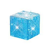 Jigsaw Puzzles 3D Puzzles / Crystal Puzzles Building Blocks DIY Toys Magic Cube ABS Blue Model Building Toy
