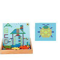 jigsaw puzzles diy kit wooden puzzles building blocks diy toys square  ...
