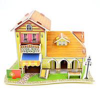 Jigsaw Puzzles 3D Puzzles Building Blocks DIY Toys Architecture Paper Model Building Toy