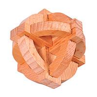 Jigsaw Puzzles Luban Lock Building Blocks DIY Toys Sphere Wood Novelty Gag Toys