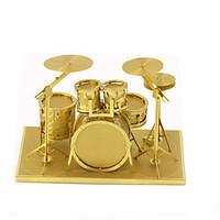 Jigsaw Puzzles 3D Puzzles Building Blocks DIY Toys Drum kit StainlessSteel Model Building Toy