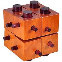 Jigsaw Puzzles Luban Lock Building Blocks DIY Toys Square Wood Model Building Toy