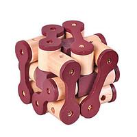 Jigsaw Puzzles Luban Lock Building Blocks DIY Toys Square Wood Novelty Gag Toys