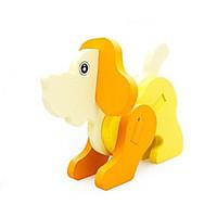 Jigsaw Puzzles 3D Puzzles Building Blocks DIY Toys Dog Wood Model Building Toy