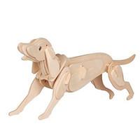 Jigsaw Puzzles 3D Puzzles Building Blocks DIY Toys Dog Wood Model Building Toy