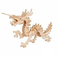 Jigsaw Puzzles 3D Puzzles Building Blocks DIY Toys Dragon Wood Model Building Toy