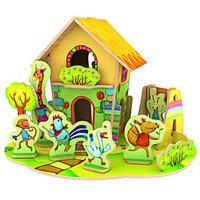 Jigsaw Puzzles 3D Puzzles Building Blocks DIY Toys House 1 Wood Model Building Toy