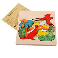 jigsaw puzzles wooden puzzles building blocks diy toys dinosaur wood l ...