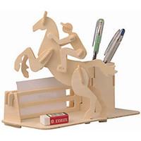 Jigsaw Puzzles Wooden Puzzles Building Blocks DIY Toys Carriage / Horse 1 Wood Ivory Model Building Toy