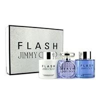Jimmy Choo Flash Coffret: Eau De Parfum Spray 100ml + Body Lotion 200ml + Shower Gel 200ml 3pcs