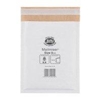 Jiffy Mailmiser Protective Envelopes Bubble-lined No.0 White 140x195mm [Pack 100]