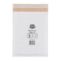 Jiffy Mailmiser Protective Envelopes Bubble-lined No.1 White 170x245mm [Pack 100]