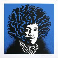 Jimi Hendrix (Blue) By John Van Hamersveld