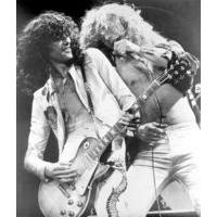 Jimmie Paige and Robert Plant from the Getty Images Archive