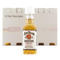 Jim Beam White Label Bourbon 10x 5cl Minature Pack