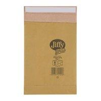jiffy padded bag envelopes no1 brown 165x280mm ref jpb 1 pack 100