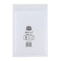 Jiffy Airkraft Postal Bags Bubble-lined Peel and Seal No.1 White 170x245mm [Pack 100]