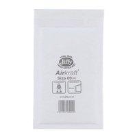 jiffy airkraft postal bags bubble lined peel and seal no00 white 115x1 ...