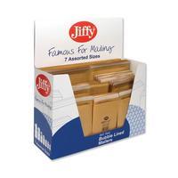 Jiffy Airkraft Bag Selection Box 5xNo00 10xNo0 10xNo1 5xNo2 10xNo4 5xNo5 5xNo7 Gold Ref 50-6 [Pack 50]
