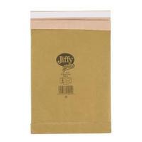 Jiffy Size 4 Padded Bag Envelopes 225x343mm Brown 1 x Pack of 100