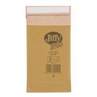 Jiffy Size 00 Padded Bag Envelopes 105x229mm Brown 1 x Pack of 200