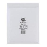 Jiffy Airkraft Size 2 Postal Bags Bubble-lined Peel and Seal 205x245mm