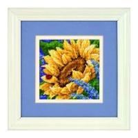 Jiffy Needlepoint Kit Sunflower & Ladybug