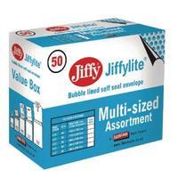 Jiffy Padded Bag Assorted Sizes Gold Pack of 50 JPB-SEL