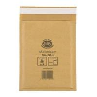 Jiffy Mailmiser Bubble Padded Large Gold Envelope - Size 00