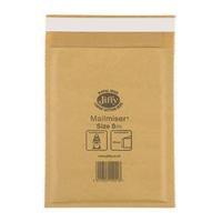 Jiffy Mailmiser (Size 0) Protective Envelopes Bubble-lined 140x195mm Gold (Pack of 100 Envelopes)