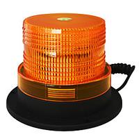 Jiawen 5 Inch Magnet to attract Strobe Light LED Amber Flash Warning light Emergency Light DC 12V Waterproof