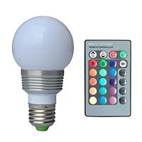 JIAWEN E27 3W RGB Led Bulb Light with Remote Controller (AC 100-220V)