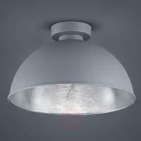 Jimmy metal ceiling light in grey/silver