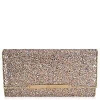 jimmy choo marilyn glitter clutch bag