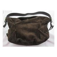 jigsaw brown suede look handbag