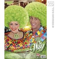 Jimmy In Polybag - Neon Green Wig For Hair Accessory Fancy Dress