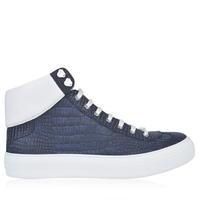 JIMMY CHOO Argyle Croc High Top Trainers