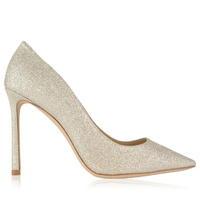 jimmy choo romy 100 glitter heels