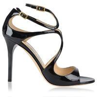 JIMMY CHOO Lang Patent Heeled Sandals