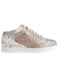 JIMMY CHOO Miami Snake Print Trainers