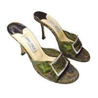 jimmy choo paisley party sandals size 4 and a half