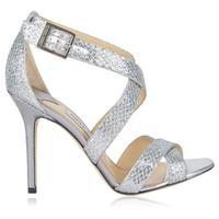 jimmy choo lottie 100 glitter heeled sandals