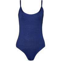 jillian basic camisole strappy bodysuit royal blue