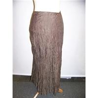 Jigsaw - Size: 8 - Brown - Long skirt