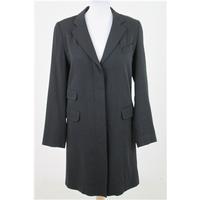 Jigsaw, size 8 black longline jacket