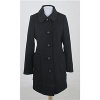 jigsaw size 12 black coat