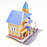 Jigsaw Puzzles 3D Puzzles Building Blocks DIY Toys Architecture Paper Model Building Toy